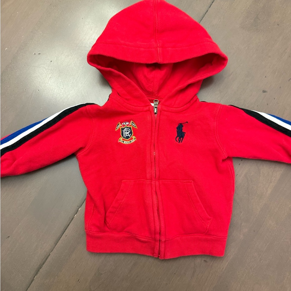 Ralph Lauren Kids Bright Red Hoodie